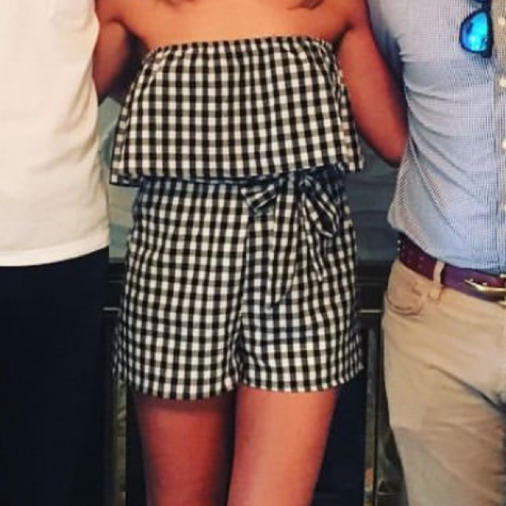 Black and White Romper